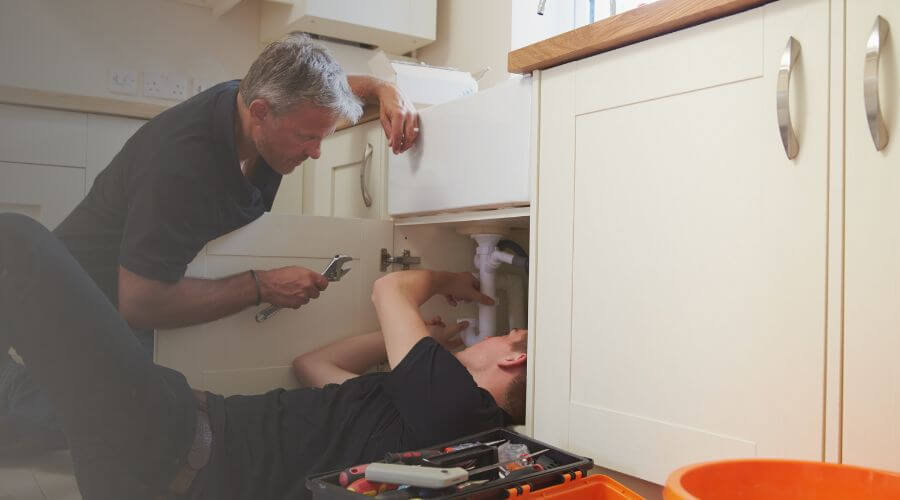 Professional burst pipe repair services in Rush Center, KS